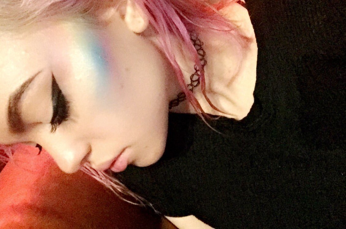 tried a rainbow highlight today. whatchu think