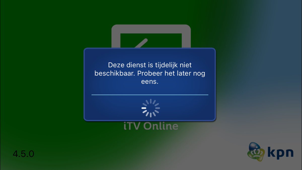 Ferry Krauweel On Twitter Storing Itv Van Kpn Jammer Alweer Storing Allestoringen Iculture Iphone