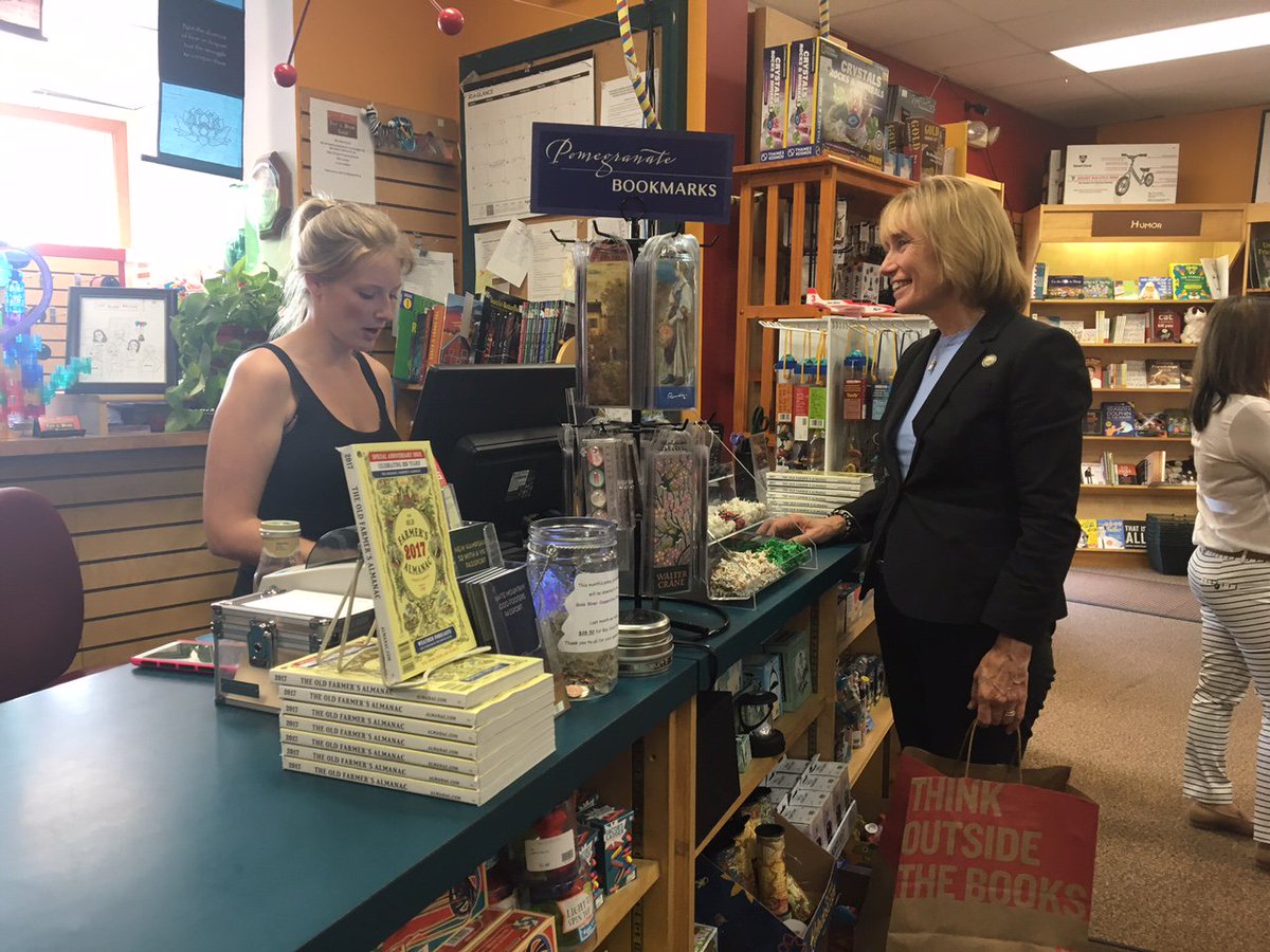 Today, Maggie is in Littleton, talking to some of the businesses that drive NH's economy, like <a href="/MZOTeaCo/">MZOTea&Co</a> #nhpolitics