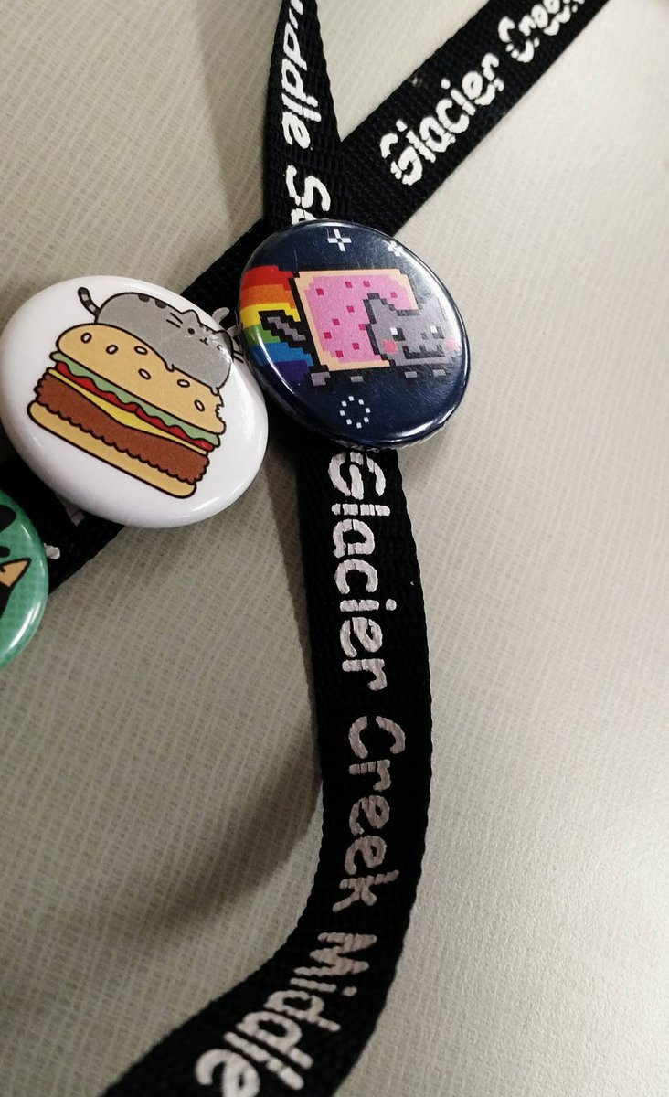 wazupwithtech's tweet photo. When your students get you and enable your obsessions... #pusheen #nyancat #proudteacher #CrazyCatLady @GCMSCATS https://t.co/V1mWxjErEg