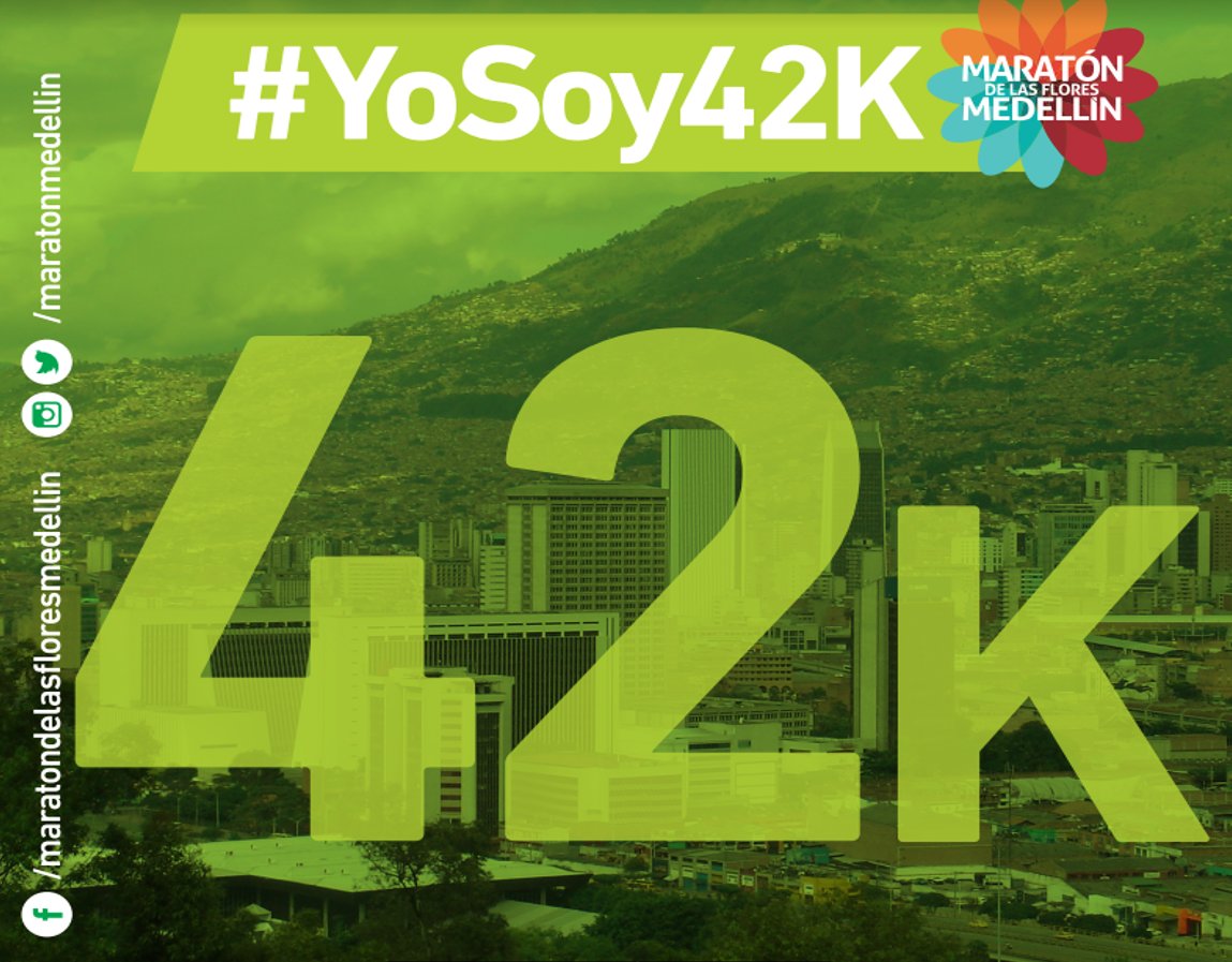 eventos_mcm's tweet photo. Y tú qué eres? #42K, #21K, #10K, #5K
#corre #Maratondelasflores #Medellín @AlcaldiadeMed @INDERMEDELLIN https://t.co/cl8y2C1xEd