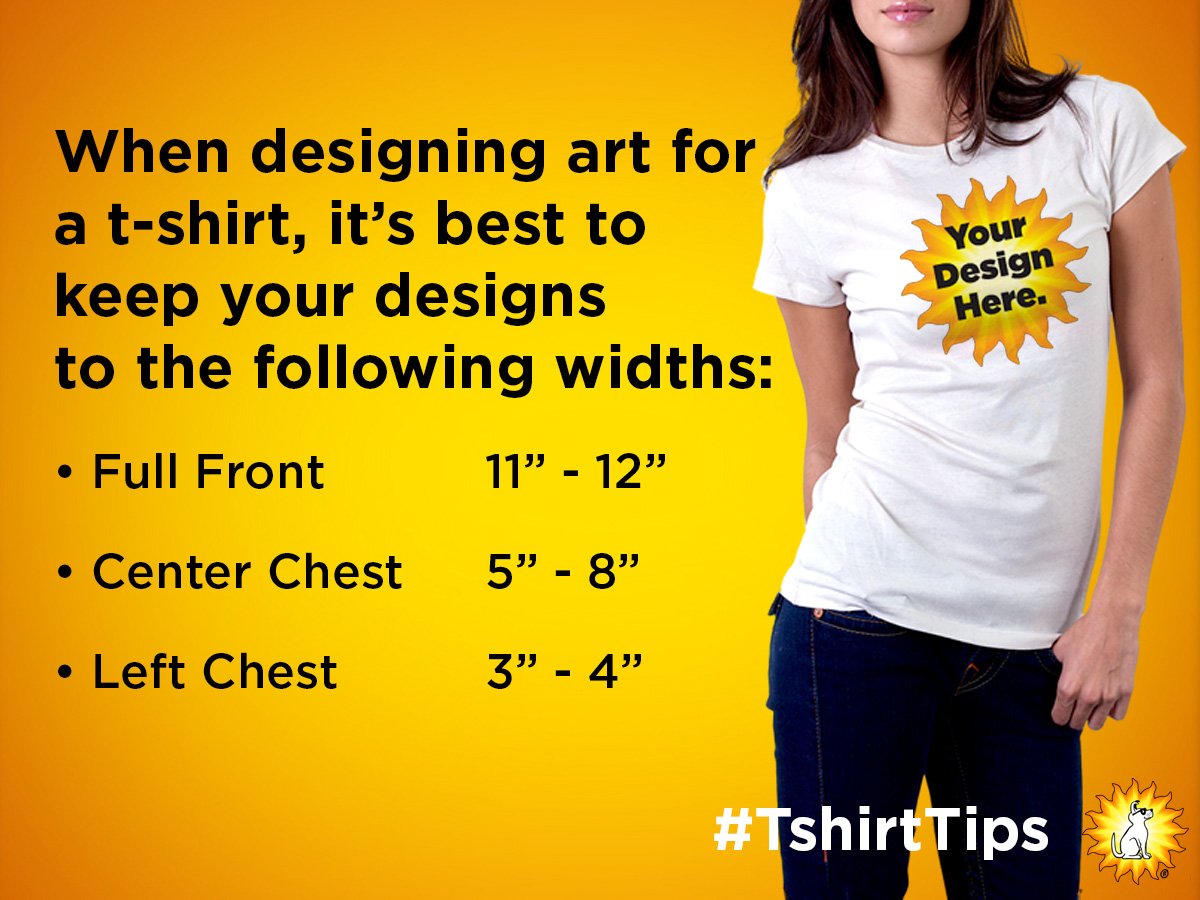 SundogTees's tweet photo. #TShirtTips - Here are some guidelines if you are working on art for your #Screenprinted #shirts or #hoodies.  ☀️🐶 https://t.co/Q7uSUFpHse