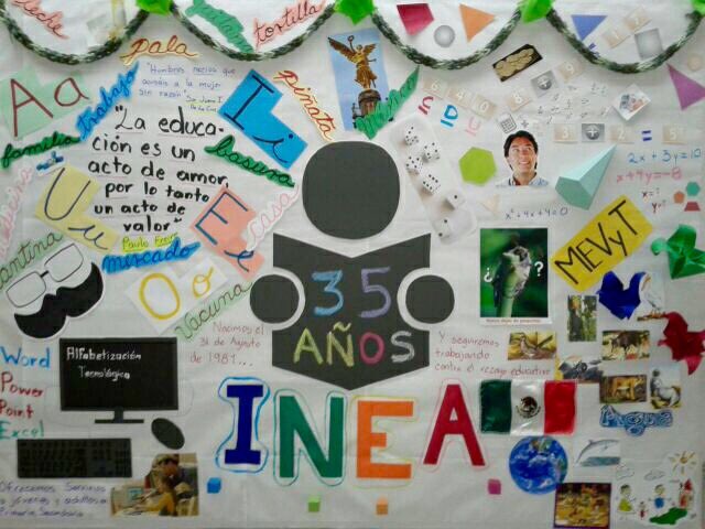 maritzaordazdf's tweet photo. Festejando #35AnosINEA Periódicos Murales en Plazas Comunitarias #INEAcdmx @INEAmx @MauricioLopezV https://t.co/kfpmoVuaGh