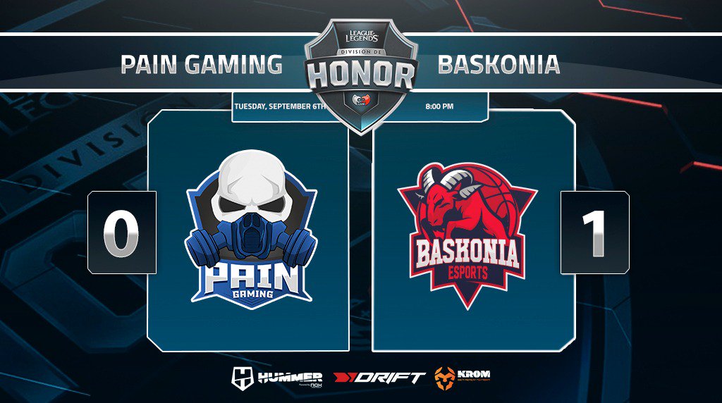 Perdemos la primera partida, vamos a por la segunda de #LoLHonor3 . #NoPainNoGain 

➡️ twitch.tv/lvpes