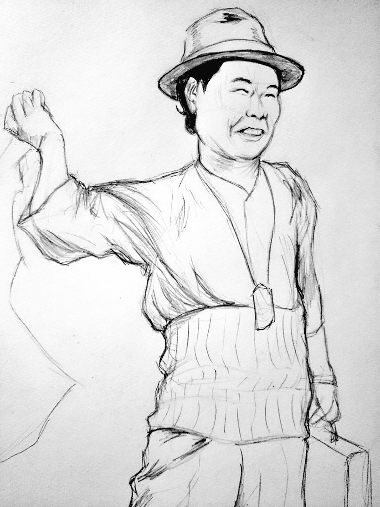 スーパードクターk 男はつらいよ 車寅次郎 フーテンの寅さん マンガデッサン アナログ絵 線画 スケッチブック スーパードクターk 男はつらいよ 車寅次郎 フーテンの寅さん マンガデッサン アナログ絵 線画 スケッチブック