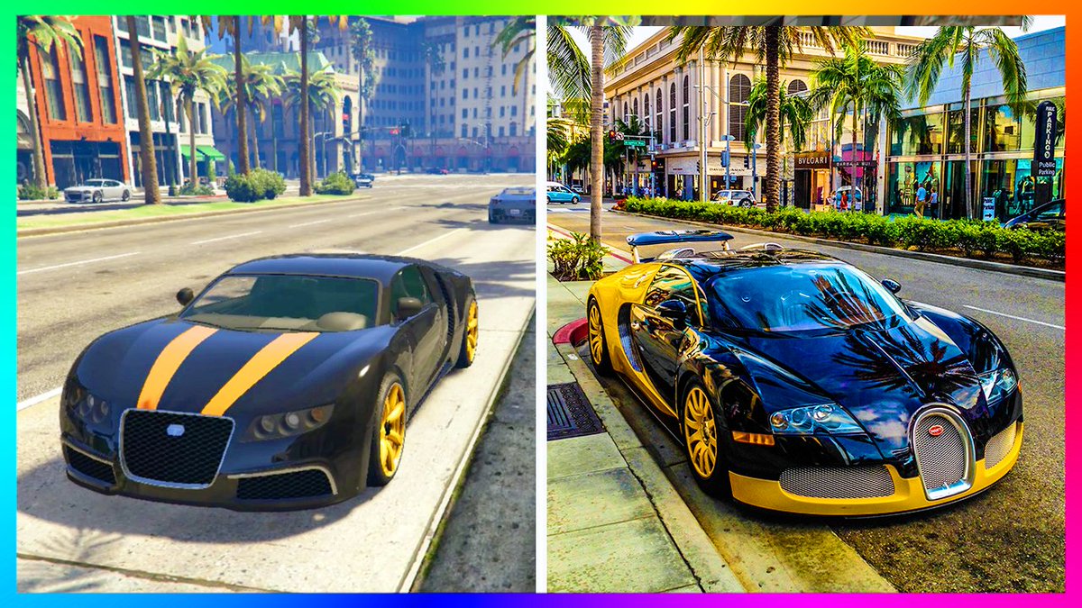 GTA V In-Game Los Santos vs Real-Life Los Angeles Screenshot Comparison  Shows Several Similarities