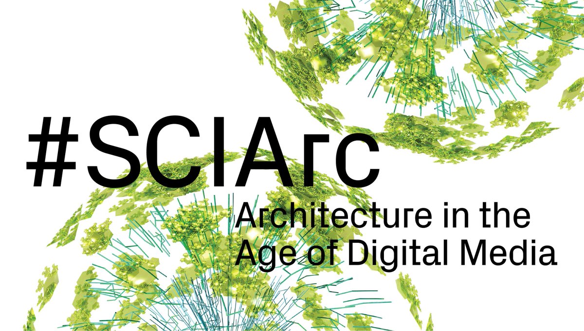 sciarc's tweet photo. SEPT 14: #SCIArc: Architecture in the Age of Digital Media with @designboom's #BirgitLohmann https://t.co/YiefIoTeGT https://t.co/pJAcurFKS9