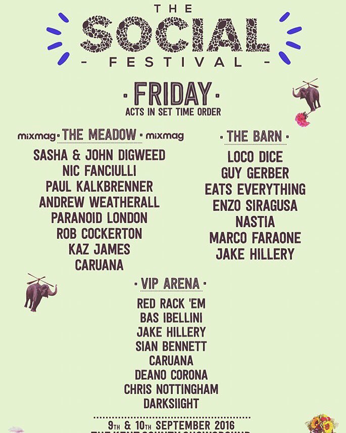 Catch head honcho <a href="/jakehillery/">Jake Hillery DJ</a> at the social festival this Friday!