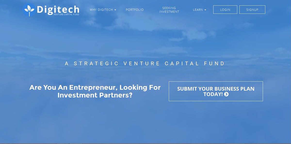 DigitechVC's tweet photo. @DigitechVC launches new website as we expand #vc #portfolio prepare for #growth https://t.co/ZTTPASCaXJ https://t.co/pAdaQvL2vJ