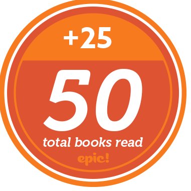 MrsLatekK's tweet photo. We've earned our second badge! #SCoveEl #ssdedu #epicreading #workingourwayup https://t.co/mVg8hSzX6w