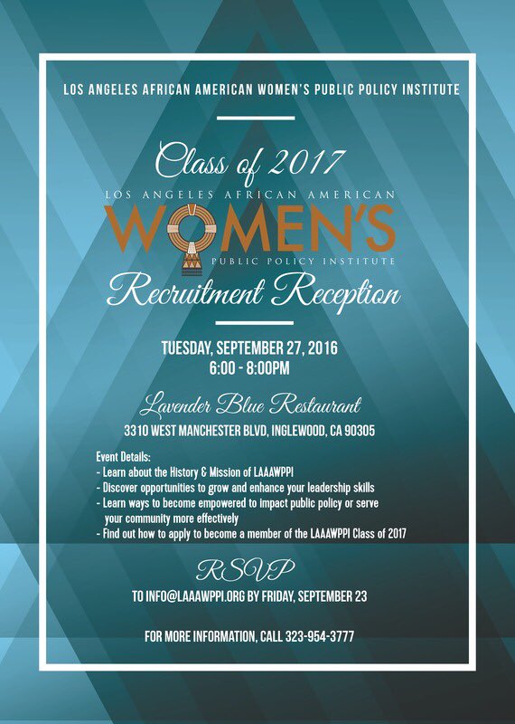 LAAAWPPI's tweet photo. #LAAAWPPI CLASS OF 2017 Recruitment Reception is coming soon! Tell a friend. https://t.co/PWw2JI2AIa