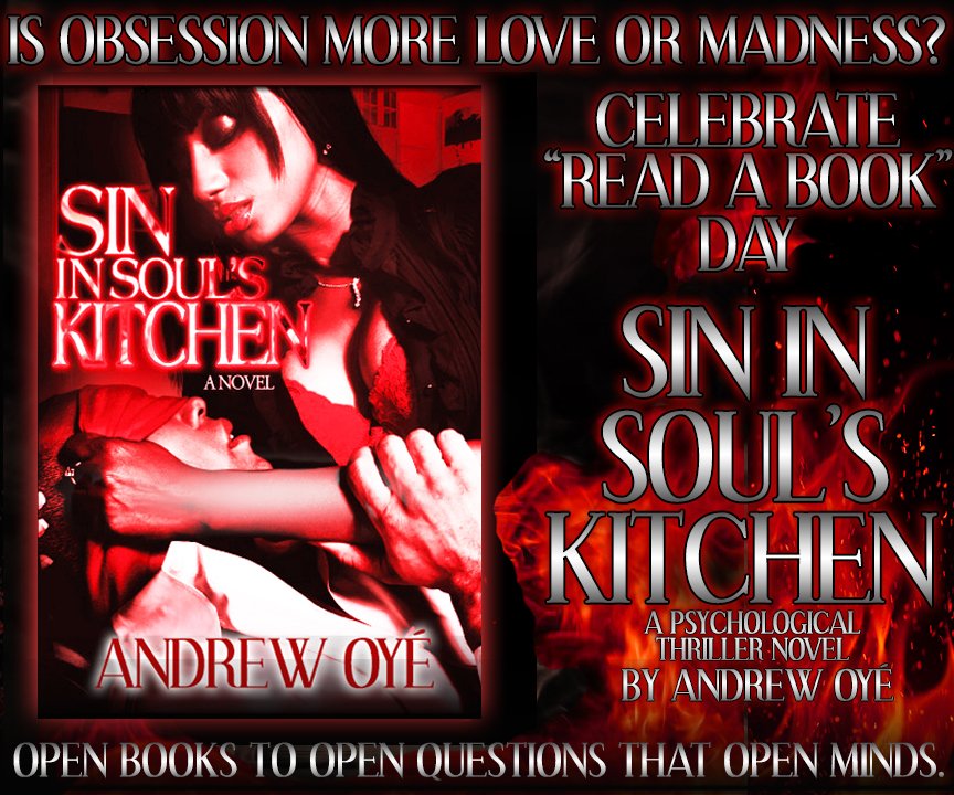 MuscleInkMedia's tweet photo. #ReadaBookDay SIN IN SOUL'S KITCHEN: Love Or Madness? #SinInSoulsKitchen #Novel #Read #Books https://t.co/YnB8gPepbw https://t.co/ggBZ93un4X