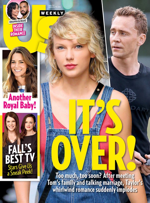 usweekly's tweet image. Exclusive! Taylor Swift and Tom Hiddleston split after three months of dating: usm.ag/2caW0un