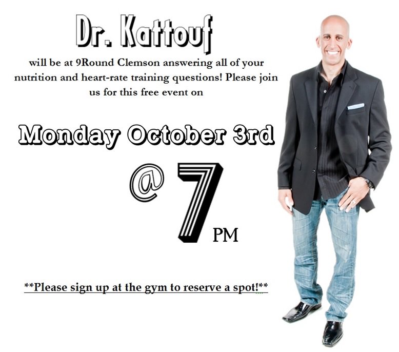 9RClemson's tweet photo. @CoachKattouf  HE'S BACK!!!! sign up at the gym!!! https://t.co/wtic9XJs36