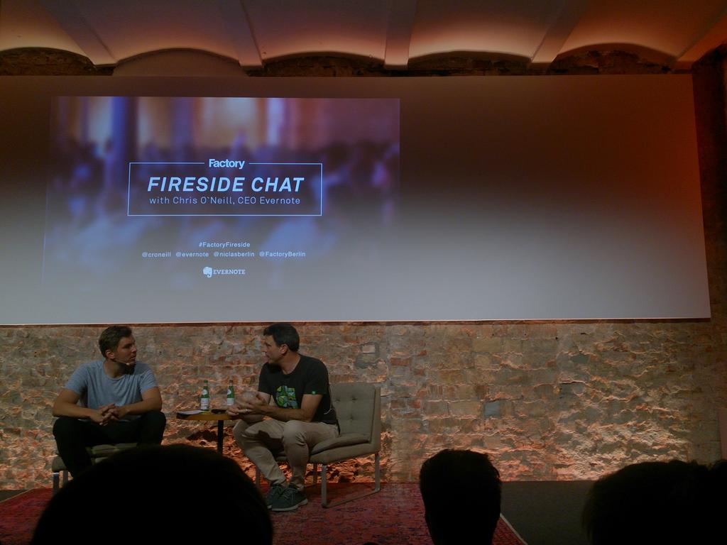 Full house - Evernote CEO Chris O'Neill at #FactoryFireside <a href="/croneill/">Chris O’Neill</a> <a href="/evernote/">Evernote</a> <a href="/FactoryBerlin/">Factory Network</a>