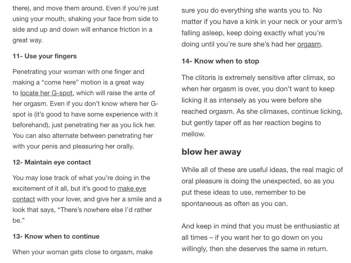 How to make your girlfriend go 72 How to make your girlfriend go 24
