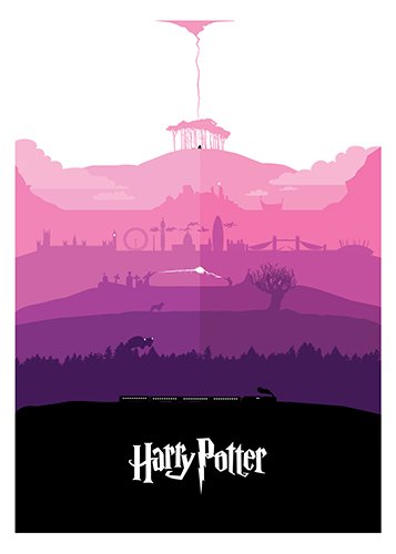 Harry_Potter_TM's tweet photo. La saga Harry Potter en una imagen. https://t.co/v7g00QuhmC
