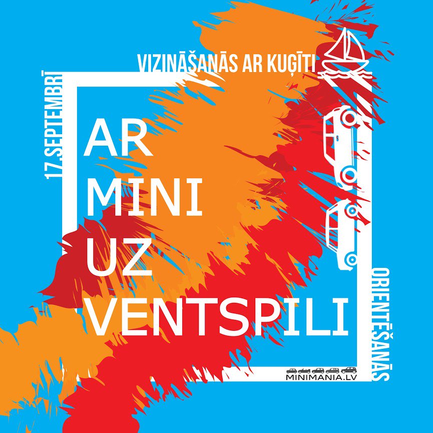 Ar MINI uz Ventspili, 17.septembrī!
facebook.com/minimanialv/
