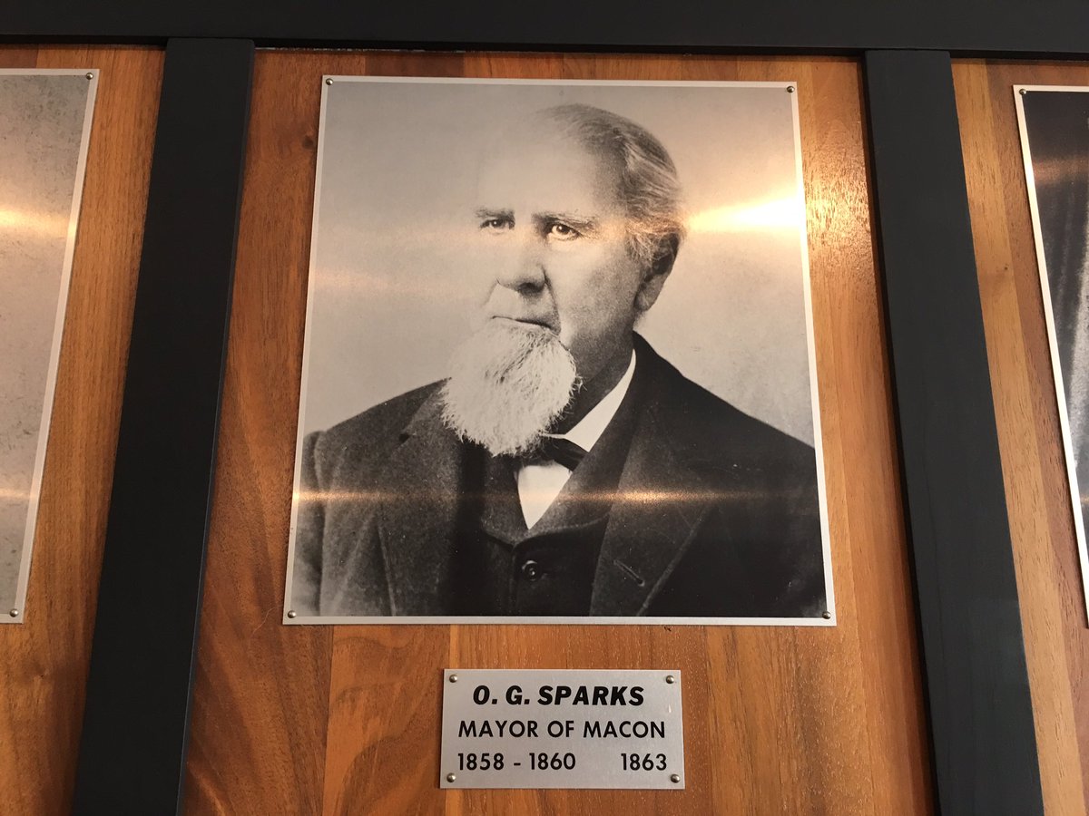 EvanWatsonNews's tweet photo. Your #MaconMayor of the week. The real OG... O.G. Sparks of the Civil War era. @WGXAnews, News that Works for You https://t.co/gX09mWcm3K