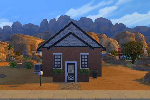 pixiepennypixie's tweet image. I just shared the Nookstone Lot on #TheSims4 Gallery!