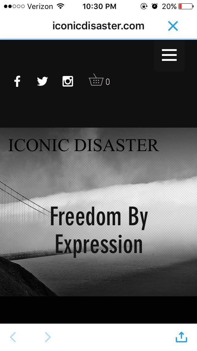 Iconic_Disaster's tweet image. If you haven't already go to our website iconicdisaster.com. If you're lookin for somethin new, we got it.