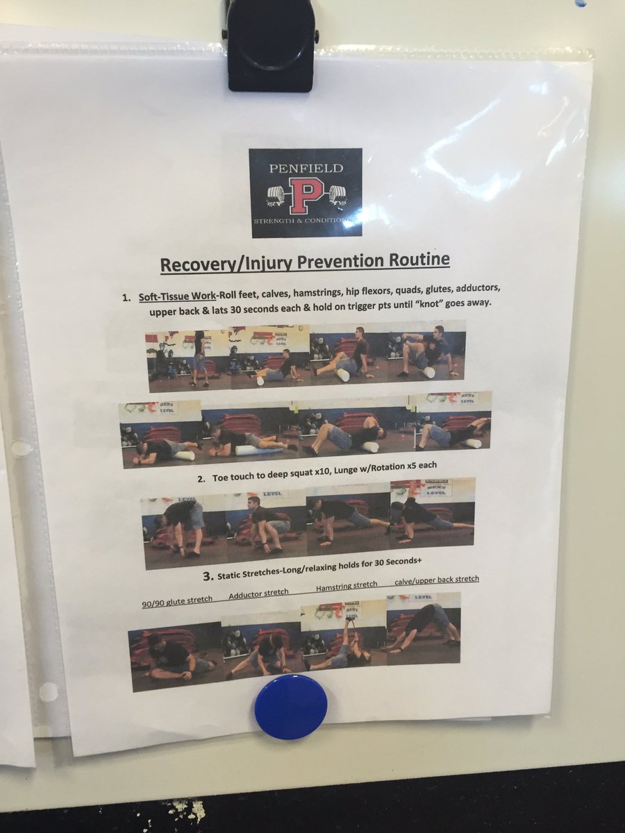 PenfieldSC's tweet image. New weight room materials. Feel free to borrow to prep yourself! #FeelGoodPlayGood