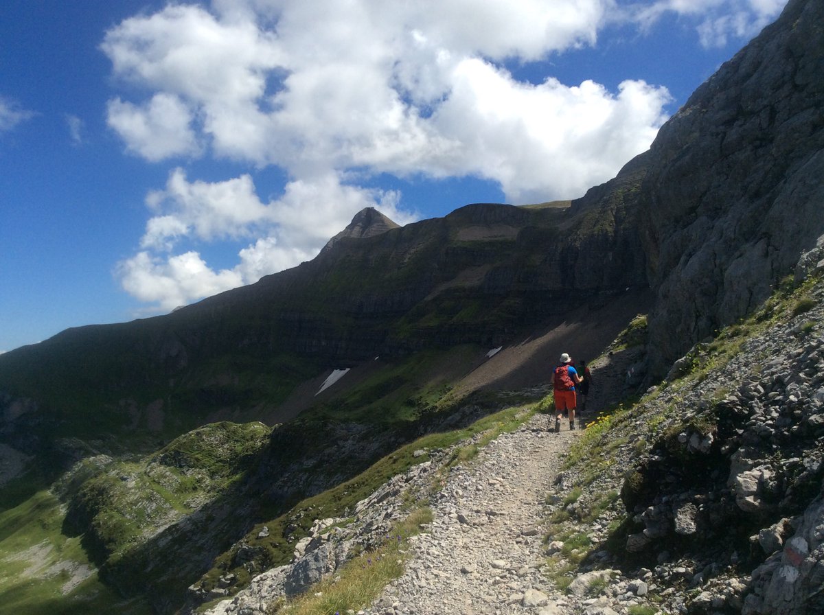 grindelwald_sun's tweet photo. 6 hr walk from #Schynigeplatte to #First.Yes we do have to get to that peak. #Faulhorn #Grindelwald #Jungfrauregion https://t.co/63vn4n4hoQ