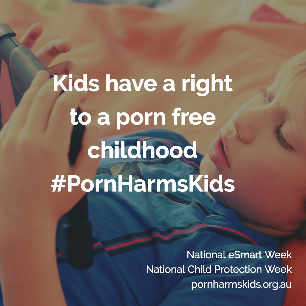 eChildhood's tweet image. Add your name to #PornHarmsKids movement pornharmskids.org.au #NationaleSmartWeek #NationalChildProtectionWeek