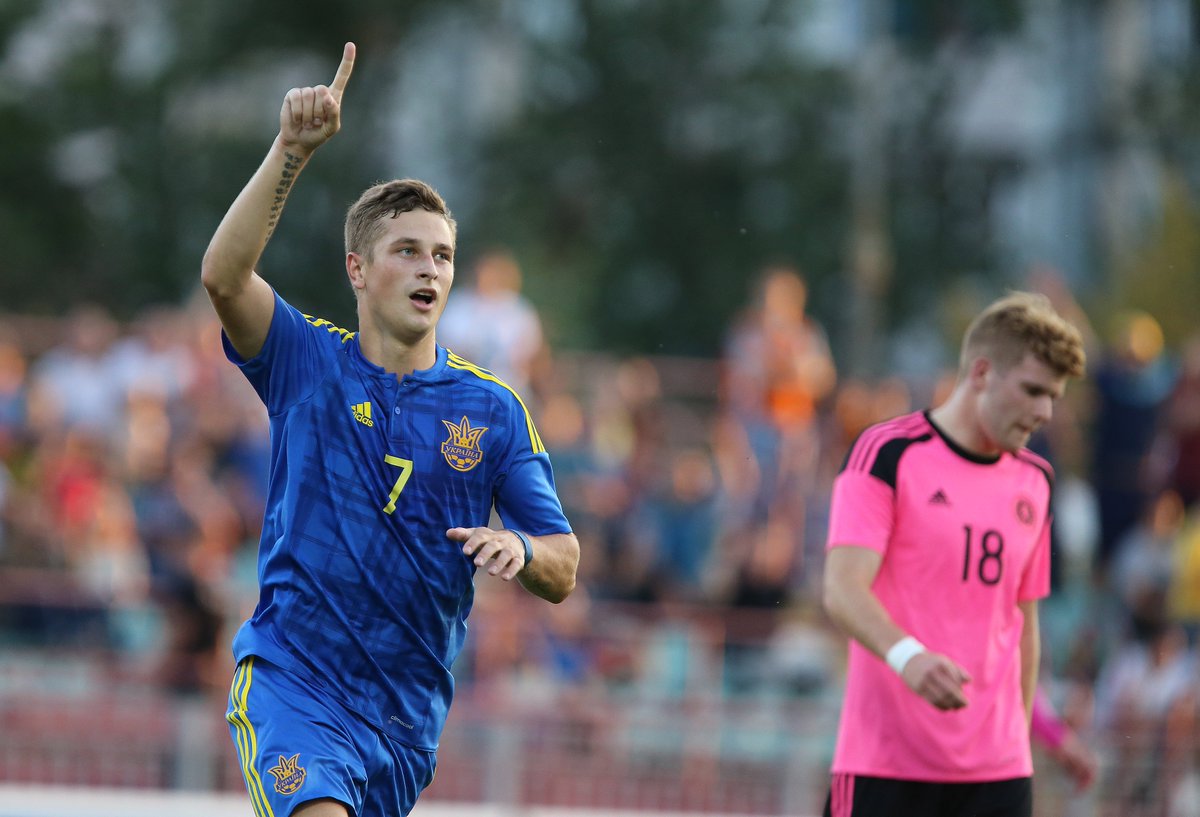 uafukraine's tweet photo. Чудова перемога! 
Дякуємо, хлопці!
Україна U-21 – Шотландія U-21 – 4:0 
Голи: Блізніченко, Беседін(2),  Борячук https://t.co/qAoJcJHtzN