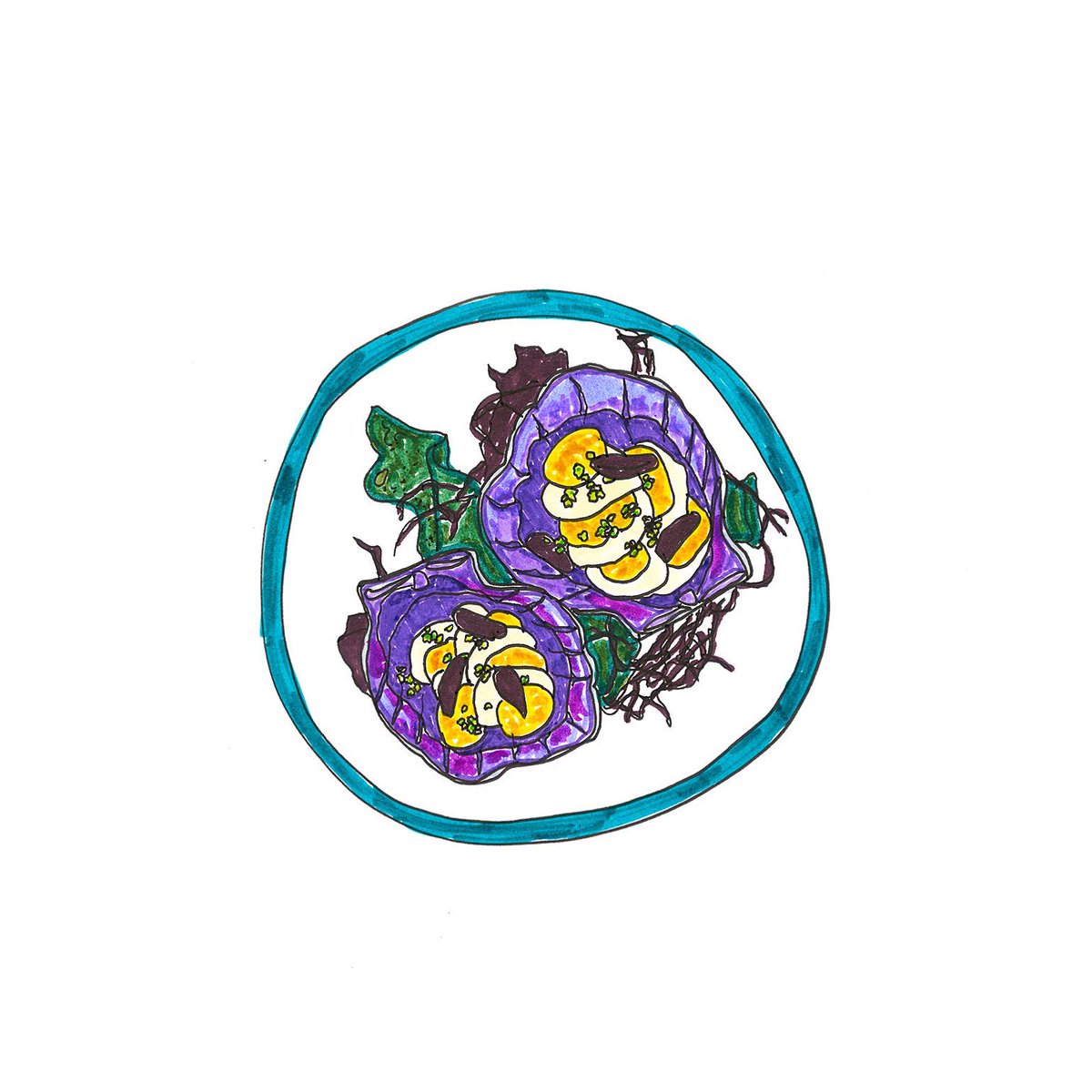 Tasted as good as it looked: Raw scallop, cured roe, cape gooseberry, sansho from Automata