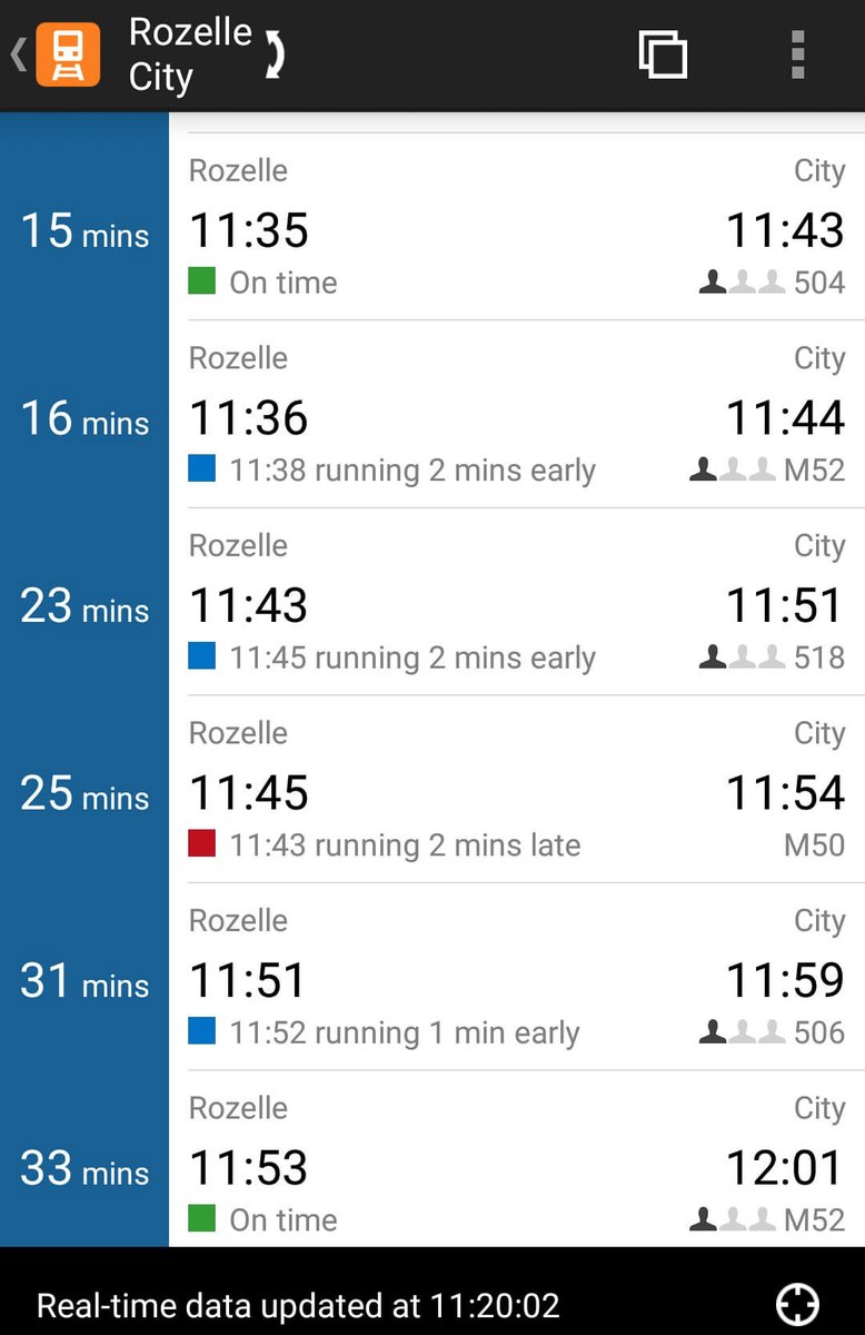 DataTfNSW's tweet photo. Bus occupancy data is now available in @TripView. To check how full your bus is update now! #opendata #tripview https://t.co/KXFSwsEW5Q