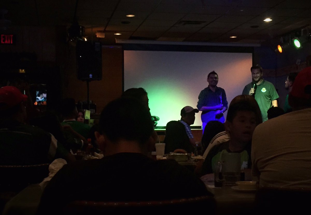 @CJonesNFC and our amigo, Ivan, having fun talking <a href="/NashvilleFC/">OG Nashville SC</a> during halftime of the Mexico game!