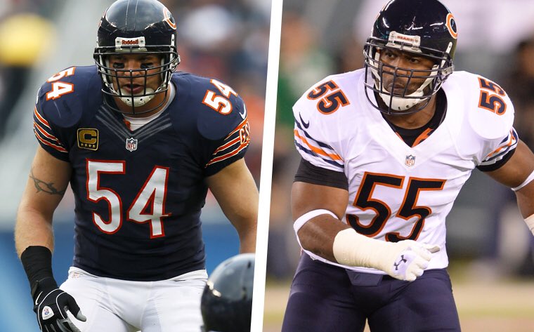 ChicagoBears's tweet photo. It's not a #BearsBlockParty without @BUrlacher54 &amp; @LanceBriggs! Join us Sat. 9/10.
DETAILS: https://t.co/cYyhDhMY2n https://t.co/vu2zCYchGl
