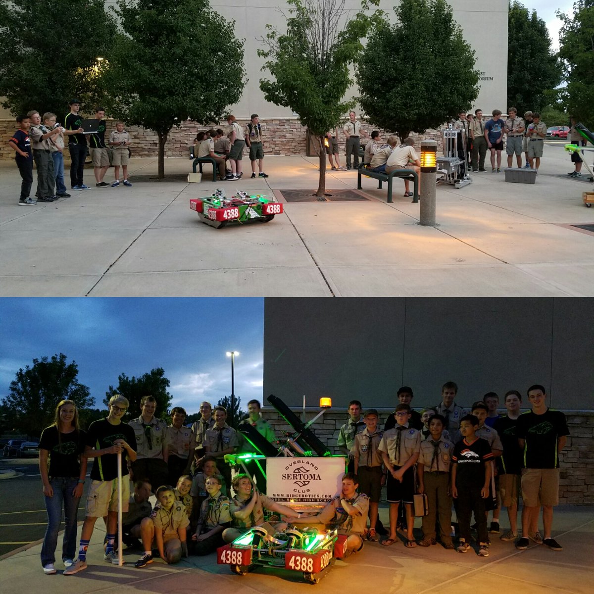 Ridgebotics's tweet photo. Had a blast with Troop 188 tonight. Thanks guys! https://t.co/LXxlIVgnxR