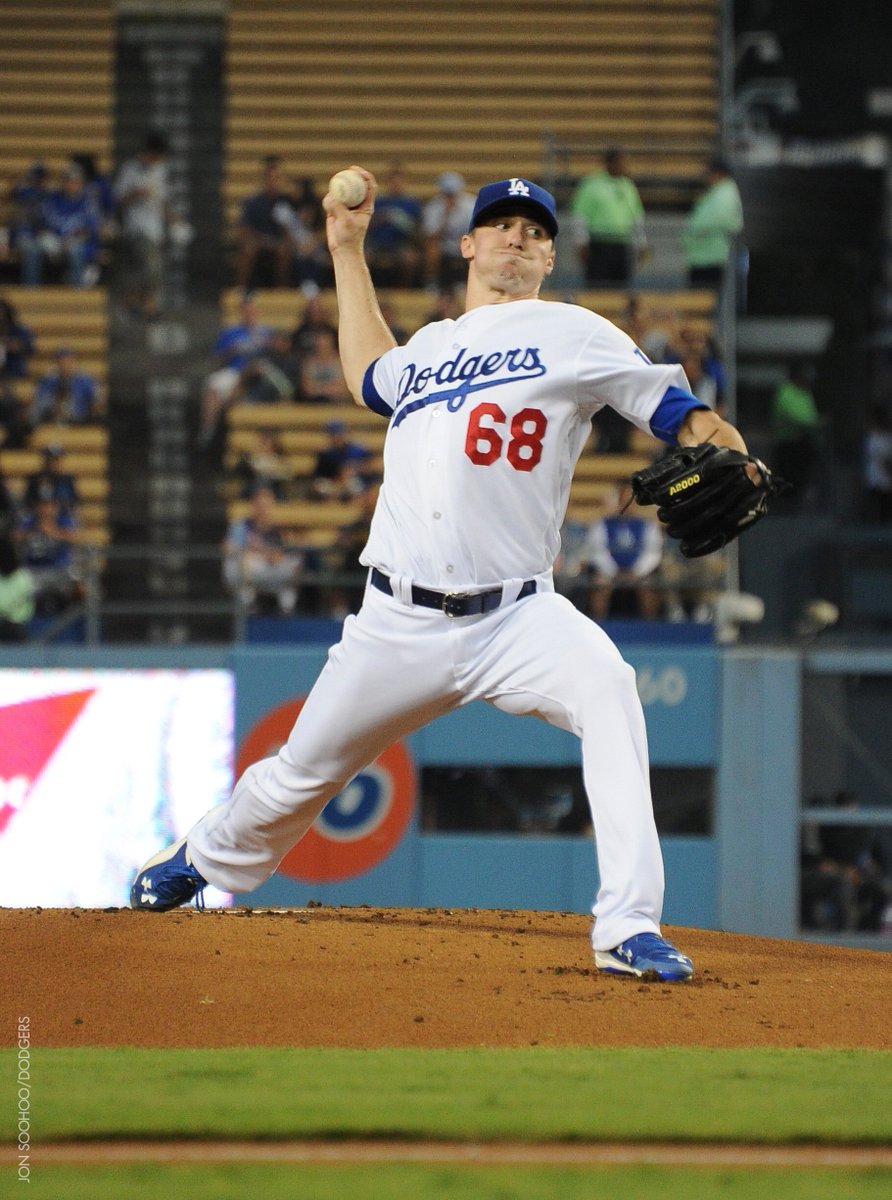 Dodgers's tweet photo. .@RossStripling's night is over after five innings. 

Josh Fields will take the mound in the sixth. https://t.co/9Ewdrk94Lw