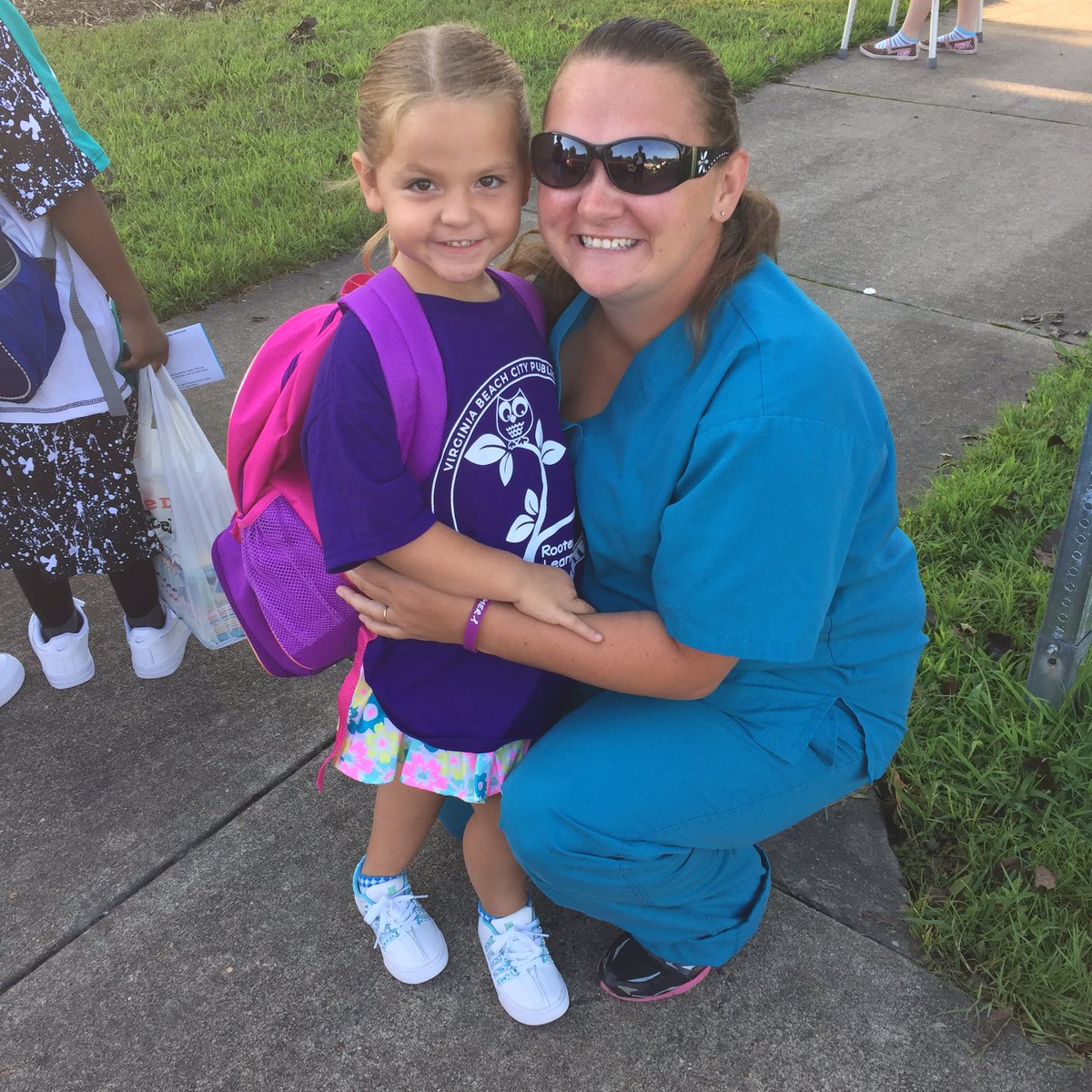 mimsalsop's tweet photo. Started morning @RosemontEagles. @VBTitleI @VBPreK #FirstDay2016 https://t.co/wosCgTFx5u