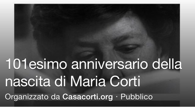 #MariaCorti Day a Casa Corti

facebook.com/events/1874860…