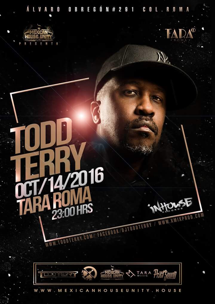 CorleoneTech's tweet photo. #ToddTerry en #TaraRoma #CDMX #HouseMusic #MexicanHouseUnity cuantos accesos desean ? No se pierdan esta fiesta . https://t.co/Q1QVyEDabR
