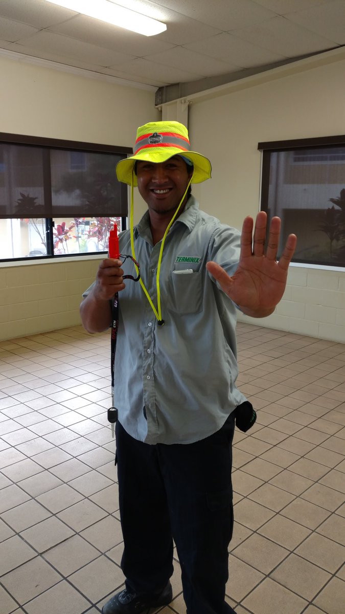 JenFellFox's tweet photo. "STOP! DON'T MAKE ANOTHER MOVE!!!"
Stan won the safety hat award today &amp; rocks a serious safety whistle! https://t.co/fHPZvBYBDW