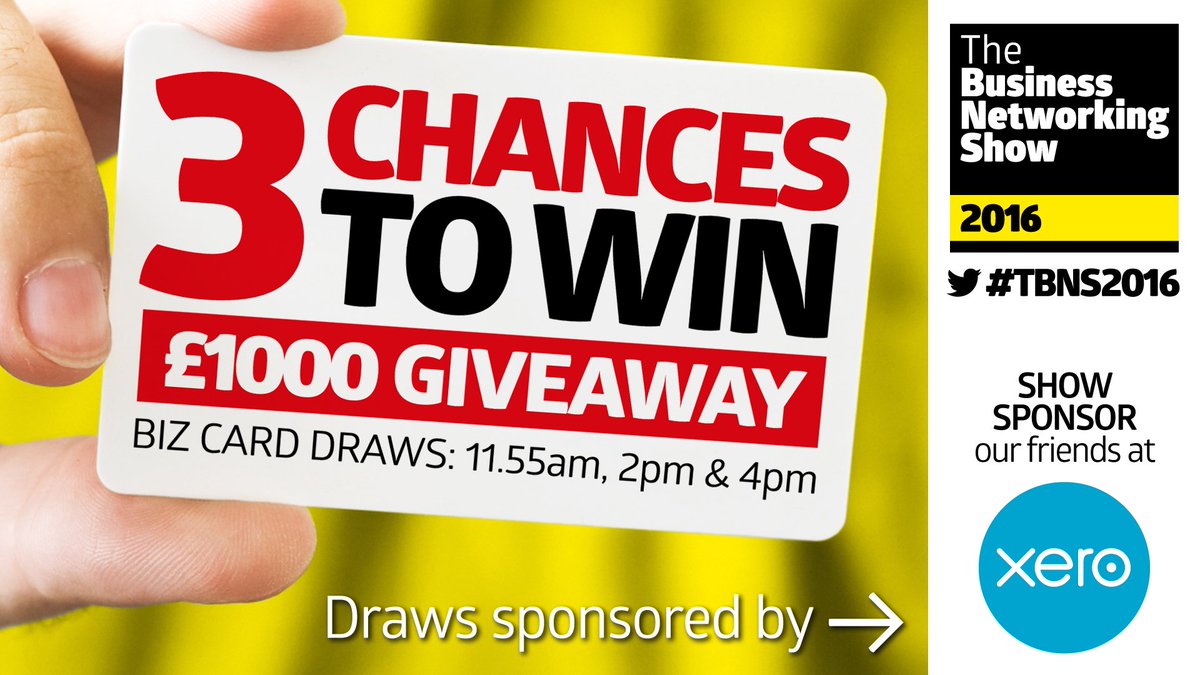 TBNShow's tweet image. We're giving away £1,000 during the show. You have to be there to win - thebusinessnetworkingshow.info/get-your-ticke…