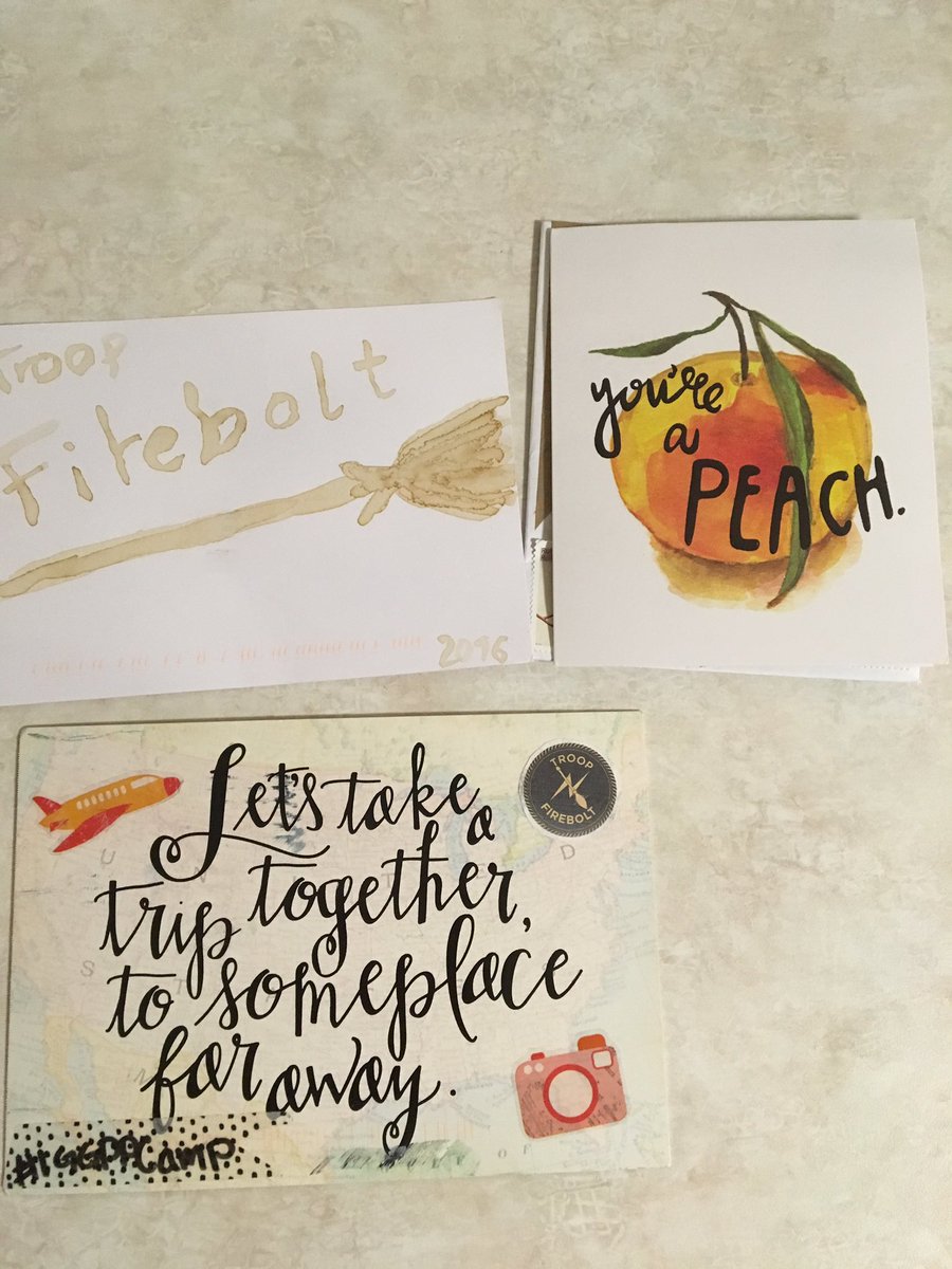 Mo0neyBiz125's tweet photo. More awesome @TroopFirebolt postcards and a note from @IndianaStock 😍 #IGGPPC #troopfirebolt #iggppcamp https://t.co/MFQlCSmTqM