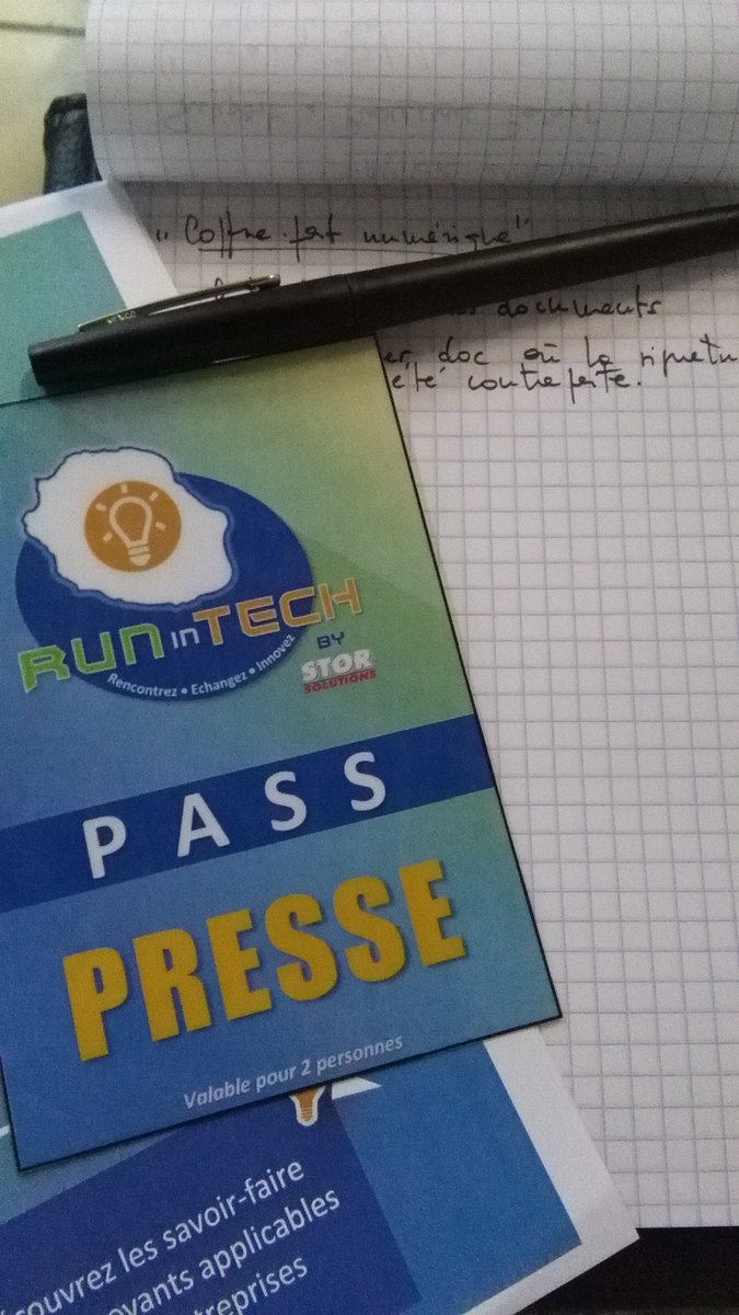 Lou_Ferrere's tweet photo. Ouverture du salon #runintech. Du papier au cloud à valeur probatoire by @StorSolutions #NTIC #entreprises https://t.co/V2YUmG5UWI