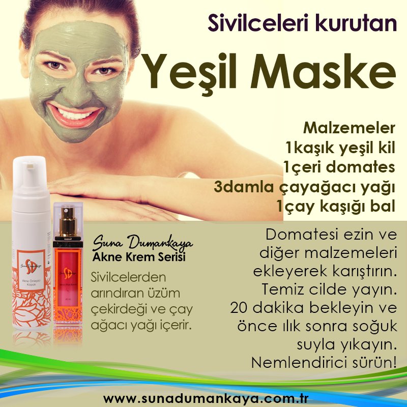 SUNADUMANKAYASD's tweet photo. Buhar banyosundan sonra temiz #cilde uygulayacağınız bu #maske cildinizi canlandırır!  https://t.co/FRW43WJHje https://t.co/lFbxEvvgEz