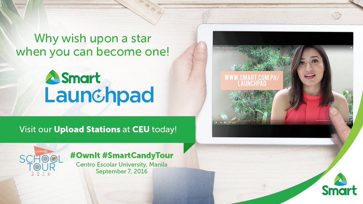 LiveSmart's tweet photo. Smart Launchpad is at CEU today for #SmartCandyTour. Visit our booth & upload your videos for a chance to fly to LA! https://t.co/sauFrXfSrE