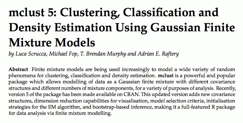 luca_scr's tweet image. Paper on #Rstat package #mclust just appears on the current issue of R Journal goo.gl/xIwI8u