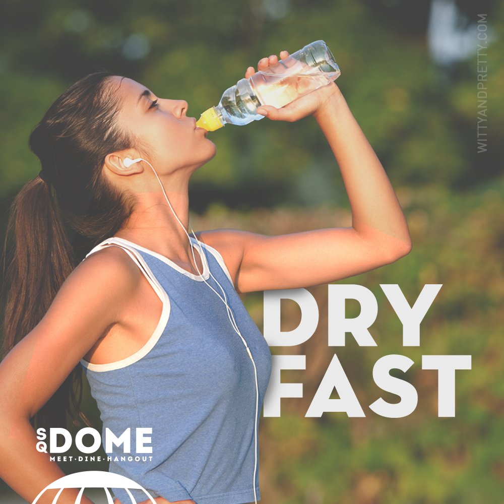 Air dingin sebelum &amp; selama olahraga dapat membantu menjaga suhu tubuh dan keringat lebih cepat kering #withSqdome