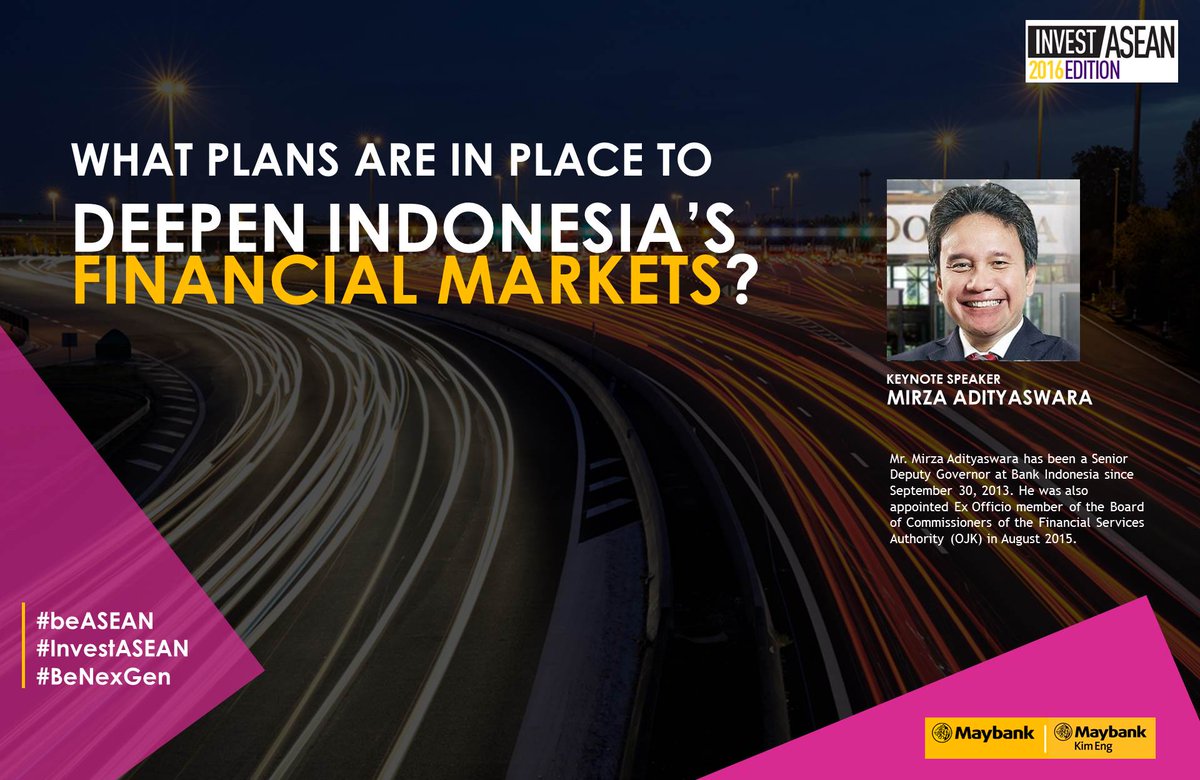 On policies, FX stability and gov efforts to deepen financial markets in #Indonesia

#BeASEAN #BeNexGen #InvestASEAN