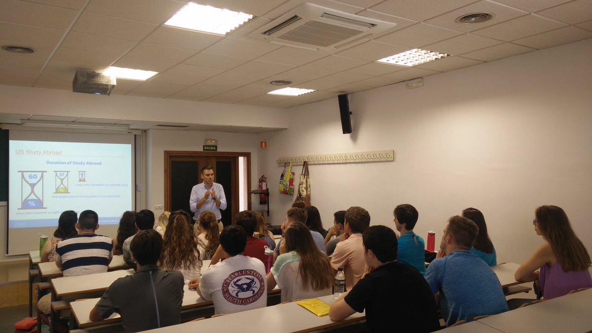 . <a href="/CIEESeville/">CIEE Seville</a> Center Director, Jaime Ramirez welcomes <a href="/CIEESevilleBS/">CIEE Seville BS</a> students cc <a href="/JaimeCIEE/">Jaime Ramirez</a> #generationstudyabroad
