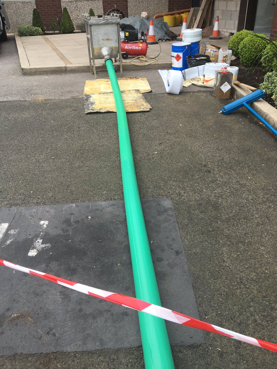 DrainDomain's tweet photo. Pitch fibre storm water system lining in #Manchester https://t.co/ghSp8xeZQF