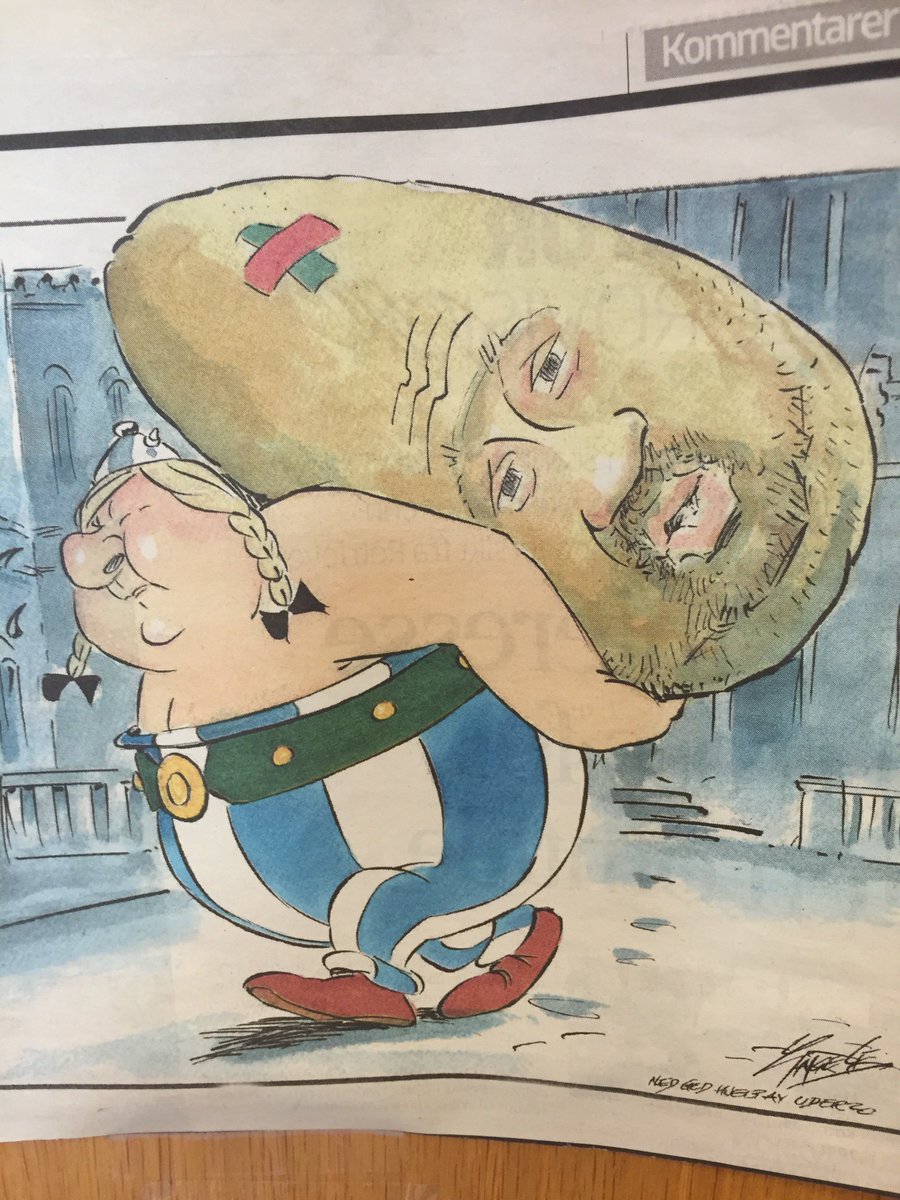 Denne bautaen til Erna må da begynne å bli bra tung å drasse på..?